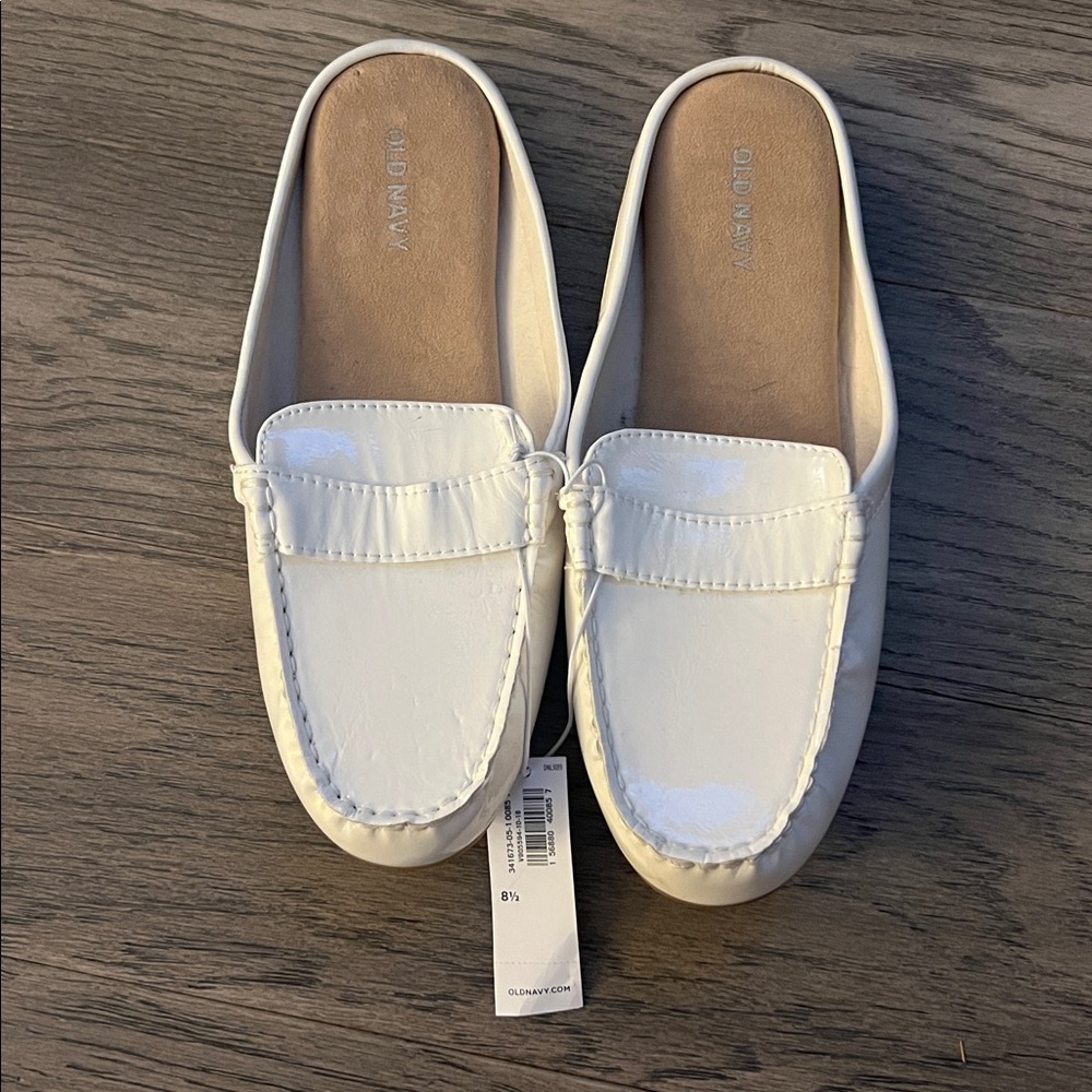 Old Navy White Loafers